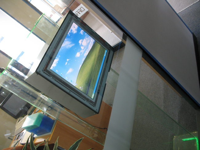 Our innovative new design for this Through Glass kiosk, means that there is no installation. It is not necessary for you to have the through glass sensor bonded to your window, and the kiosk unit needn't be permanently installed in one location.